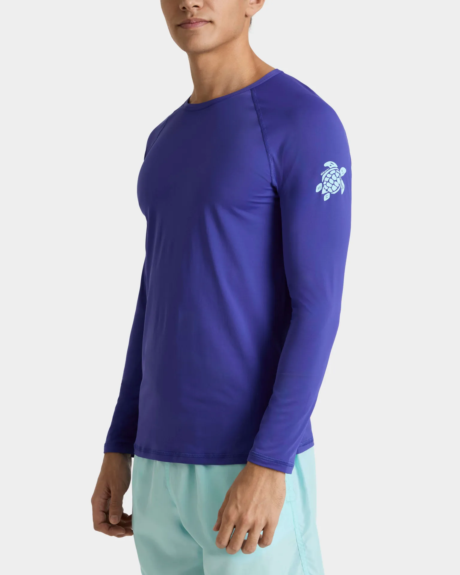 Vilebrequin - Langärmeliger Turtle Rashguard Mit Uv-schutz Für Herren - Rashguard - Regulary - Blau - Größe S – Bild 3