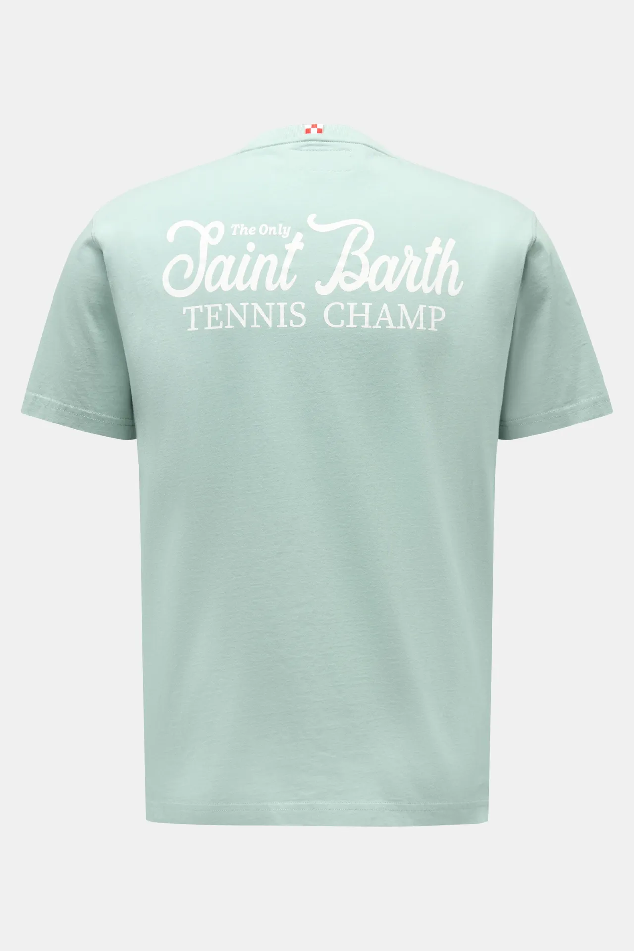 MC2 Saint Barth - Herren - Rundhals-T-Shirt 'Tennis Champ' mintgrün – Bild 3