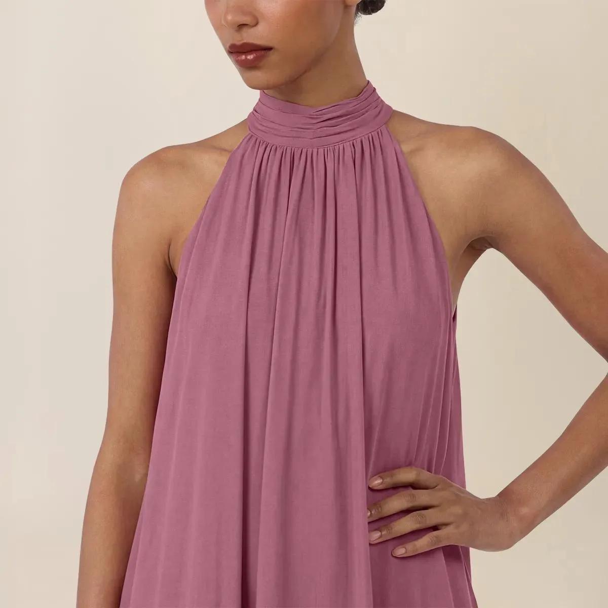 Apart - Chiffonkleid - Größe 46 - rosa – Bild 3