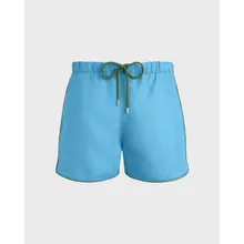 Vilebrequin - Solid Badeshorts Aus Leinen Für Herren - Bademode - Maurice - Blau - Größe L Vilebrequin - Solid Badeshorts Aus Leinen Für Herren - Bademode - Maurice - Blau - Größe L