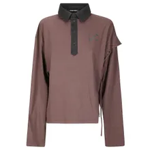 Ottolinger - Long-Sleeved Polo T-Shirt - Größe S - pink Ottolinger - Long-Sleeved Polo T-Shirt - Größe S - pink