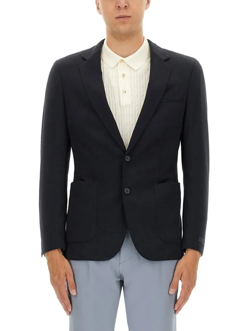 Boss - Tailored Black Blazer With Classic Two-Button Clos - Größe 50 - schwarz Boss - Tailored Black Blazer With Classic Two-Button Clos - Größe 50 - schwarz