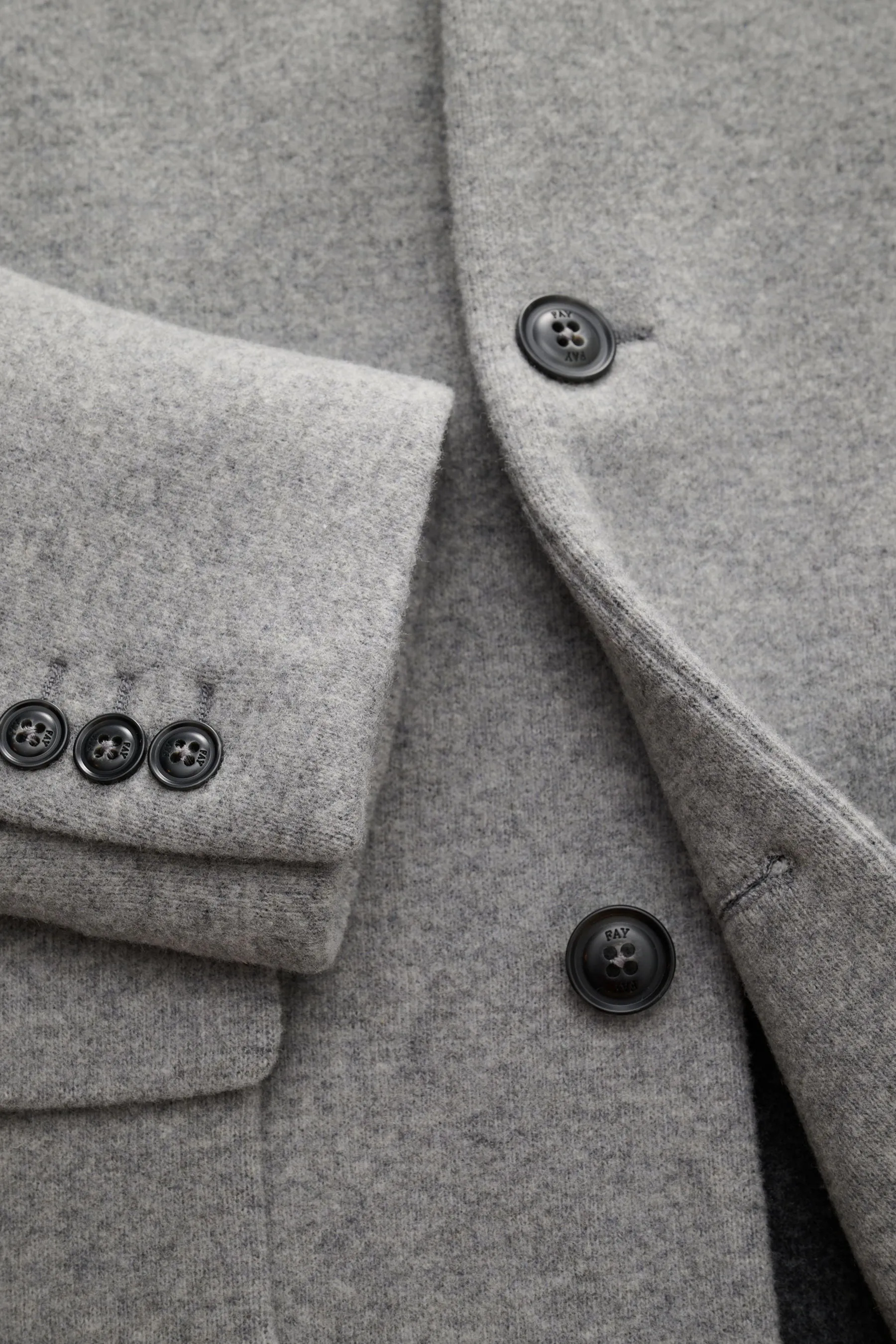 Fay - Herren - Jacke 'Duty Jacket' grau meliert – Bild 4