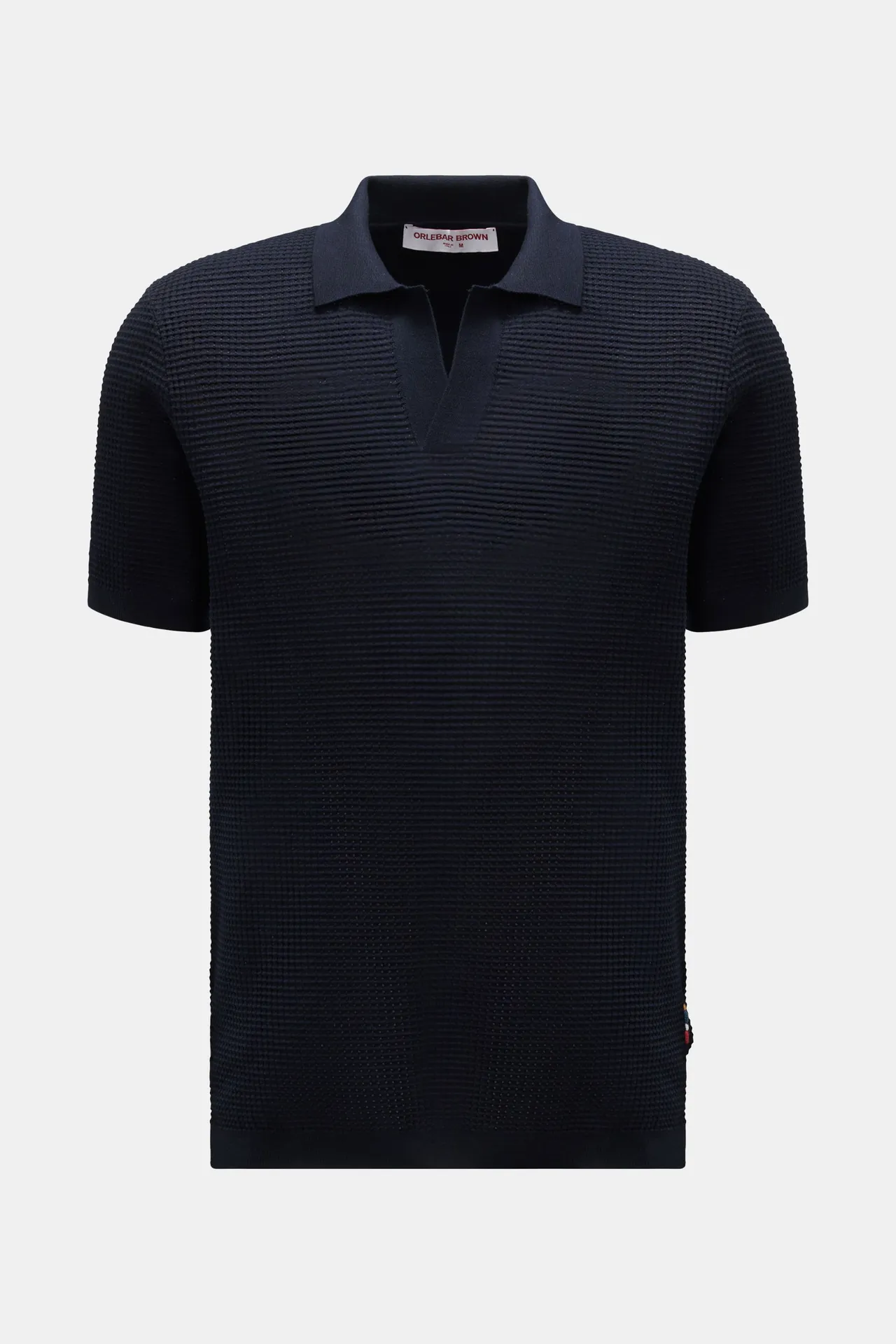 Orlebar Brown - Herren - Kurzarm-Strickpolo %27Roddy%27 navy Orlebar Brown - Herren - Kurzarm-Strickpolo %27Roddy%27 navy