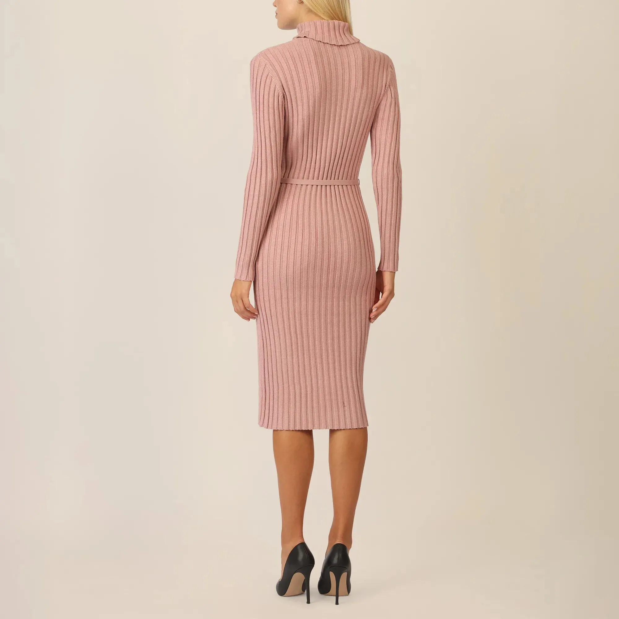 Apart - Midistrickkleid - Größe 36 - lila – Bild 2