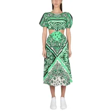 Red Valentino - Bandana Print Dress - Größe 42 - grün Red Valentino - Bandana Print Dress - Größe 42 - grün