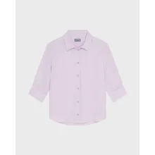 Vilebrequin - Damen-leinenbluse In Unifarben - Hemd - Laurane - Violett - Größe M Vilebrequin - Damen-leinenbluse In Unifarben - Hemd - Laurane - Violett - Größe M