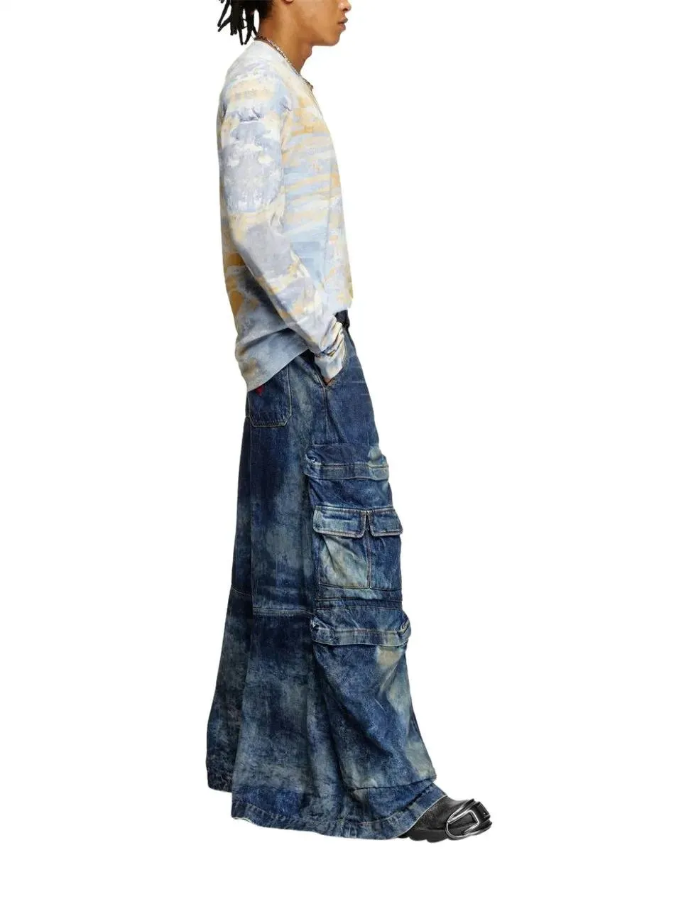 Diesel - Trousers Denim - Größe 29 - blau – Bild 2