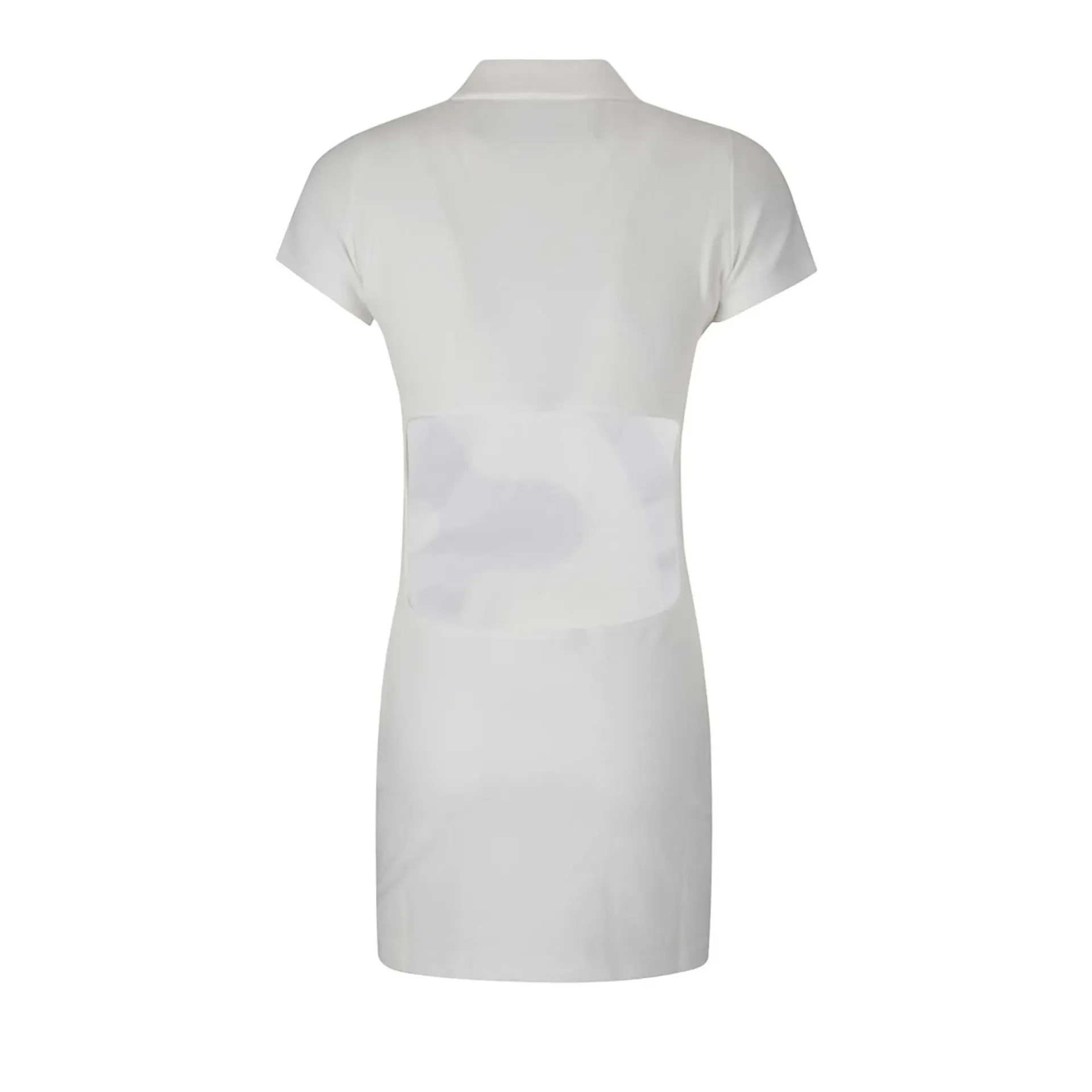 MOWALOLA - Polo Shirt Dress - Größe M - weiß – Bild 3