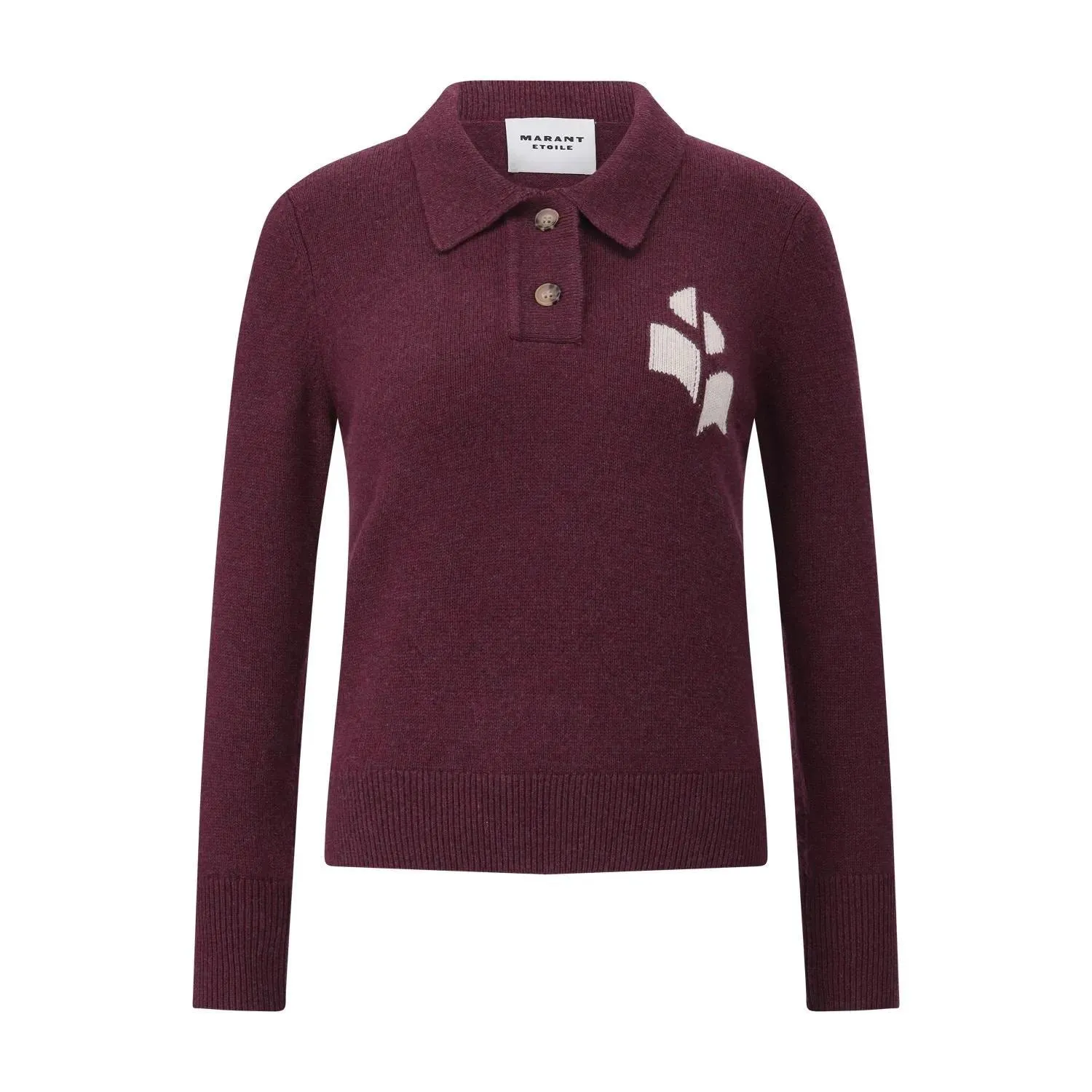 Isabel Marant - Pullover Nola mit Kragen - Größe 36 - rot Isabel Marant - Pullover Nola mit Kragen - Größe 36 - rot