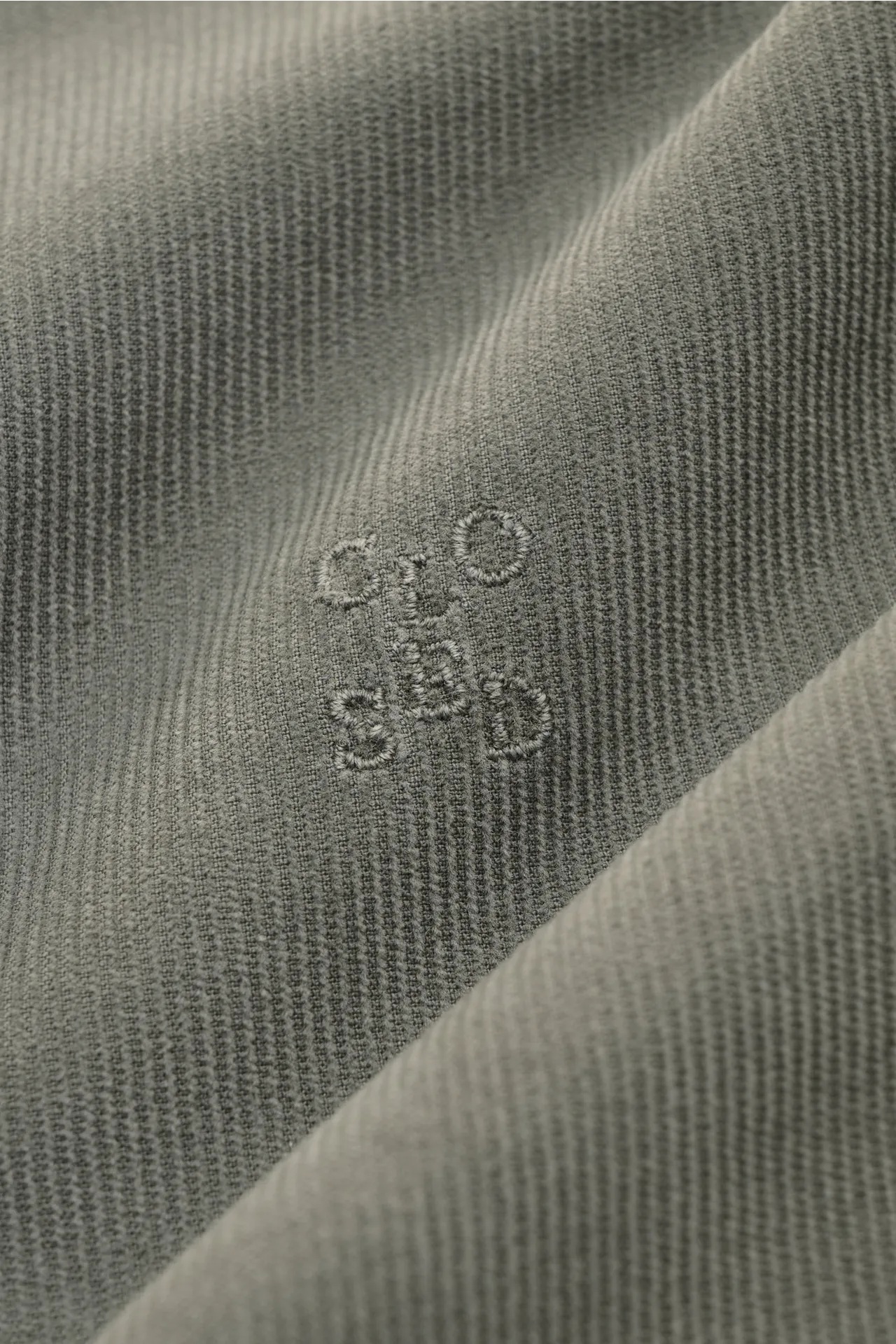 Closed - Herren - Cordhemd Button-Down-Kragen graugrün – Bild 5