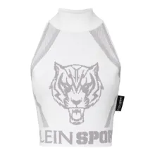 Plein Sport - Sport Top - Größe M - weiß Plein Sport - Sport Top - Größe M - weiß