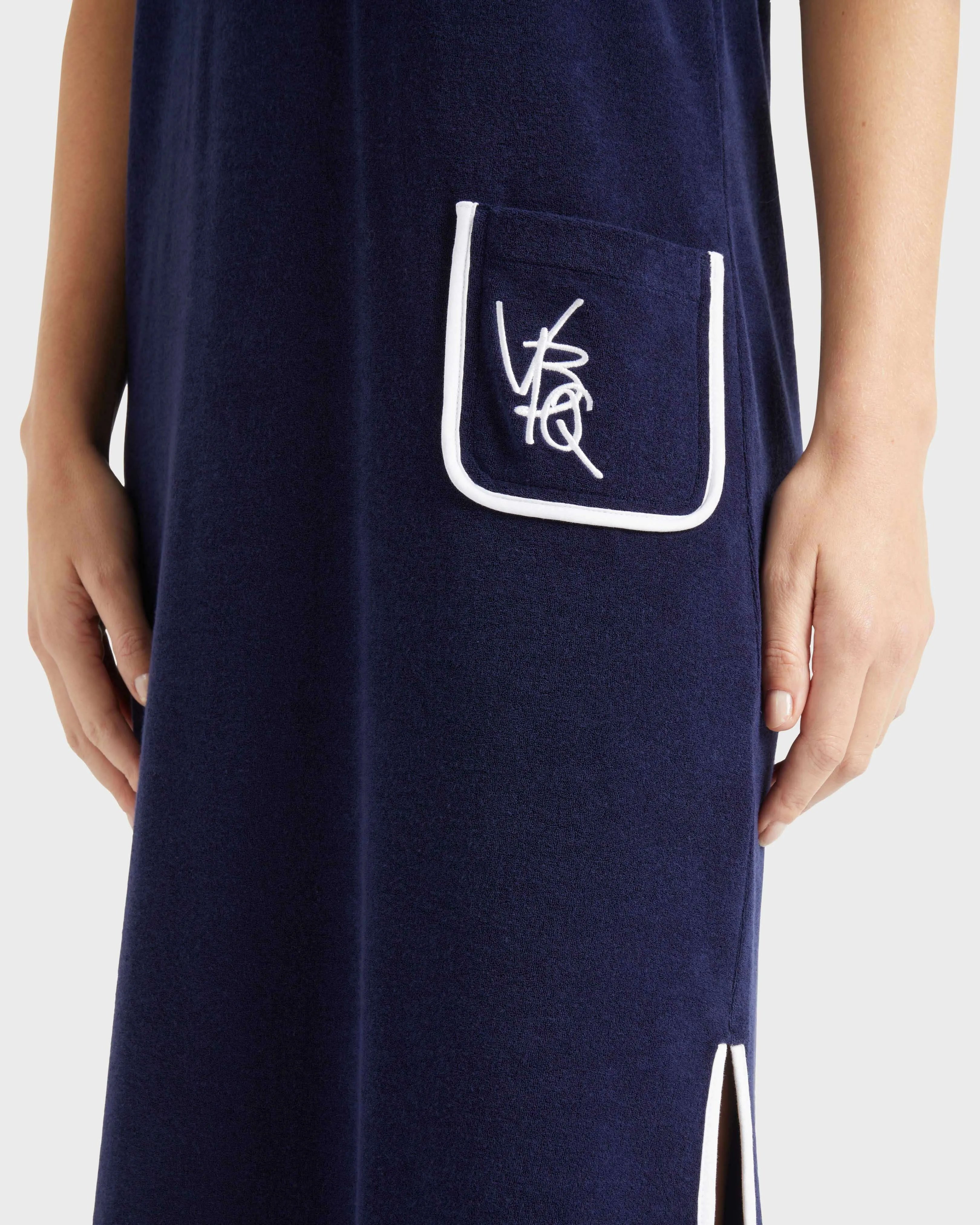 Vilebrequin - Vbq Line Tankkleid Aus Frottee Für Damen - Kleid - Lindsay - Blau - Größe S – Bild 6