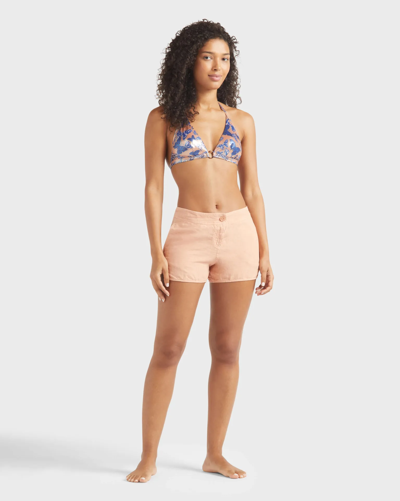 Vilebrequin - Bermudashorts Aus Leinen Für Damen - Bermuda - Loise - Rosa - Größe XL – Bild 3