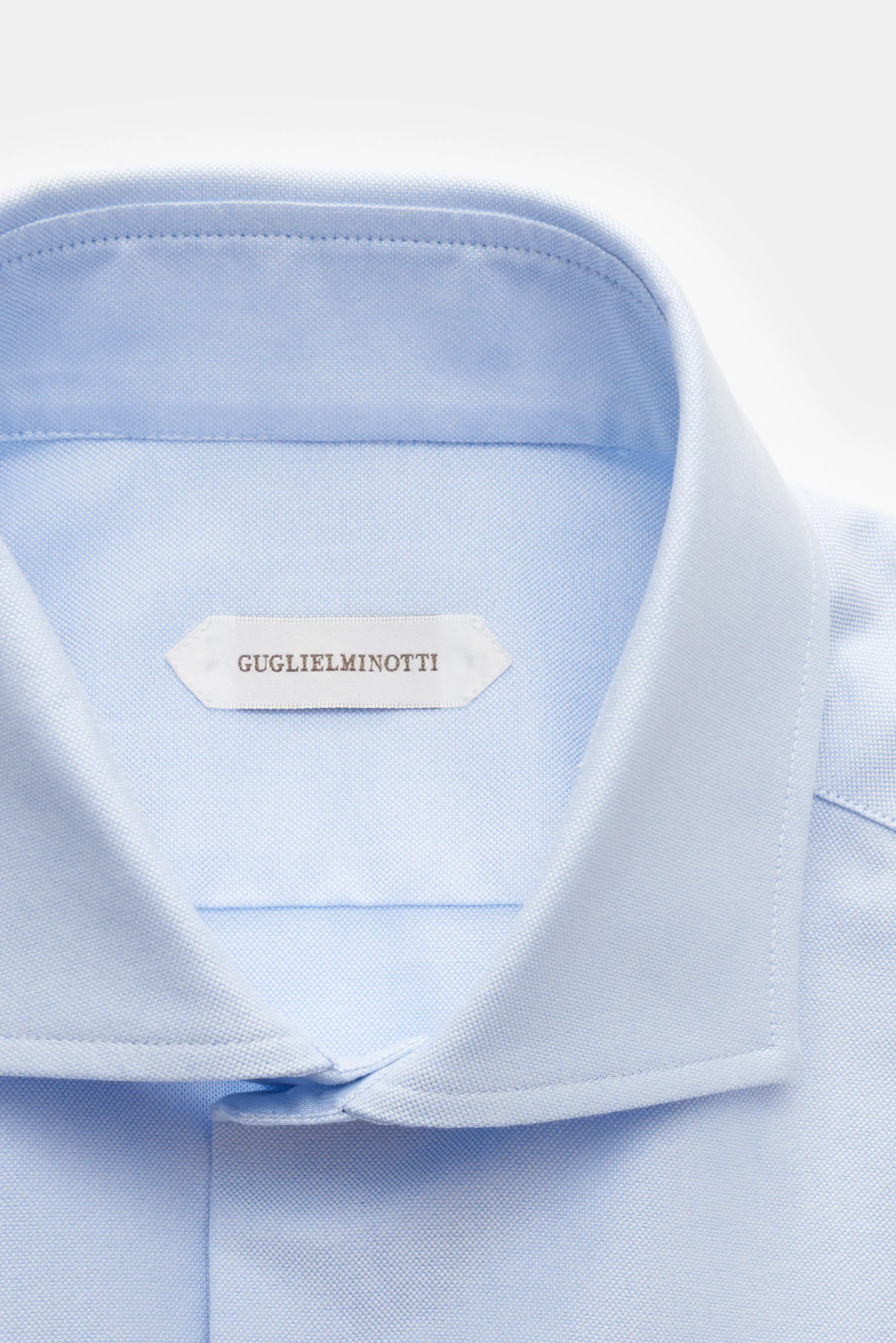 Guglielminotti - Herren - Oxford-Hemd Haifisch-Kragen hellblau – Bild 2