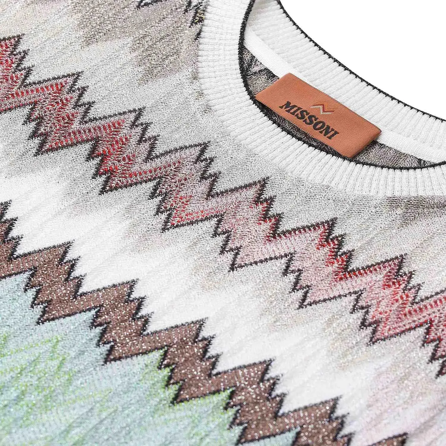Missoni - T-Shirt mit Muster - Größe S - bunt – Bild 2