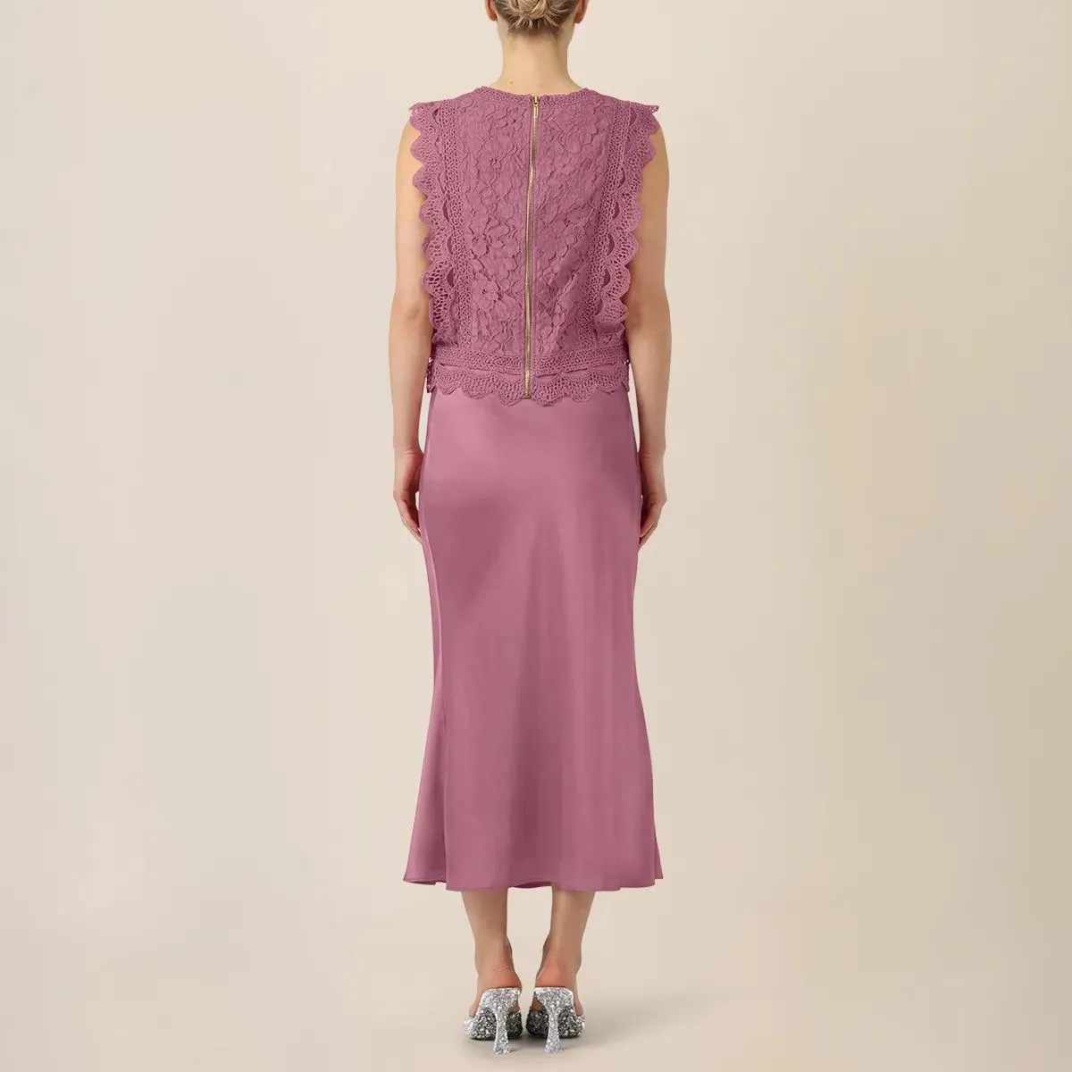 Apart - Satinrock - Größe 38 - rosa – Bild 2