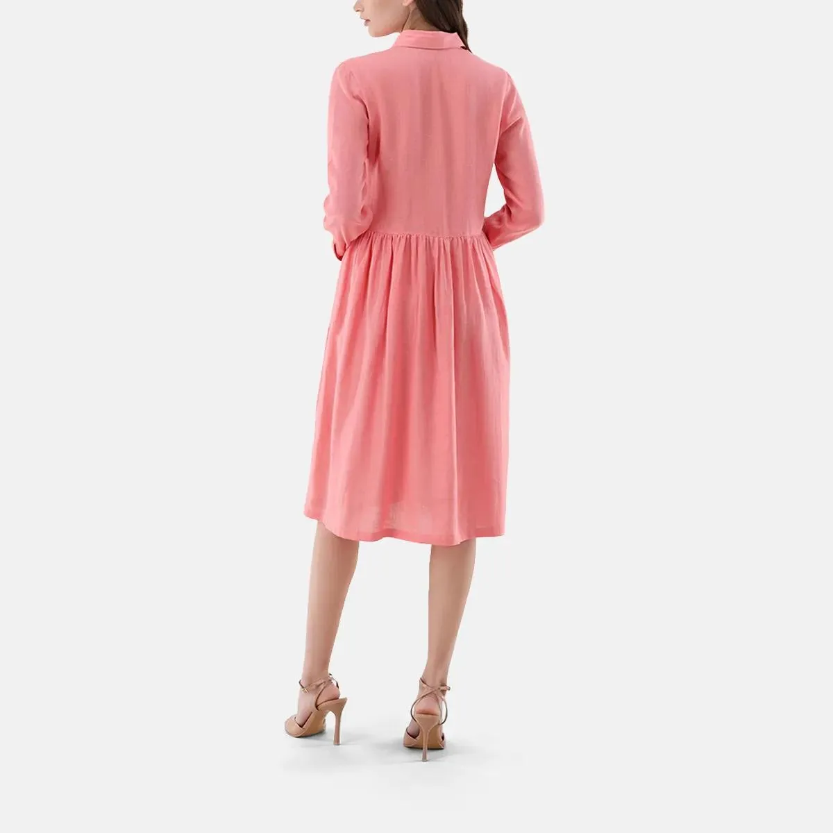 VAN LAACK - Kleid Modern Fit Uni - Größe 40 - korallfarben – Bild 4