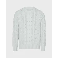 Vilebrequin - Herren Zopfmuster-baumwollpullover - Pullover - Philippe - Weiss - Größe XL Vilebrequin - Herren Zopfmuster-baumwollpullover - Pullover - Philippe - Weiss - Größe XL