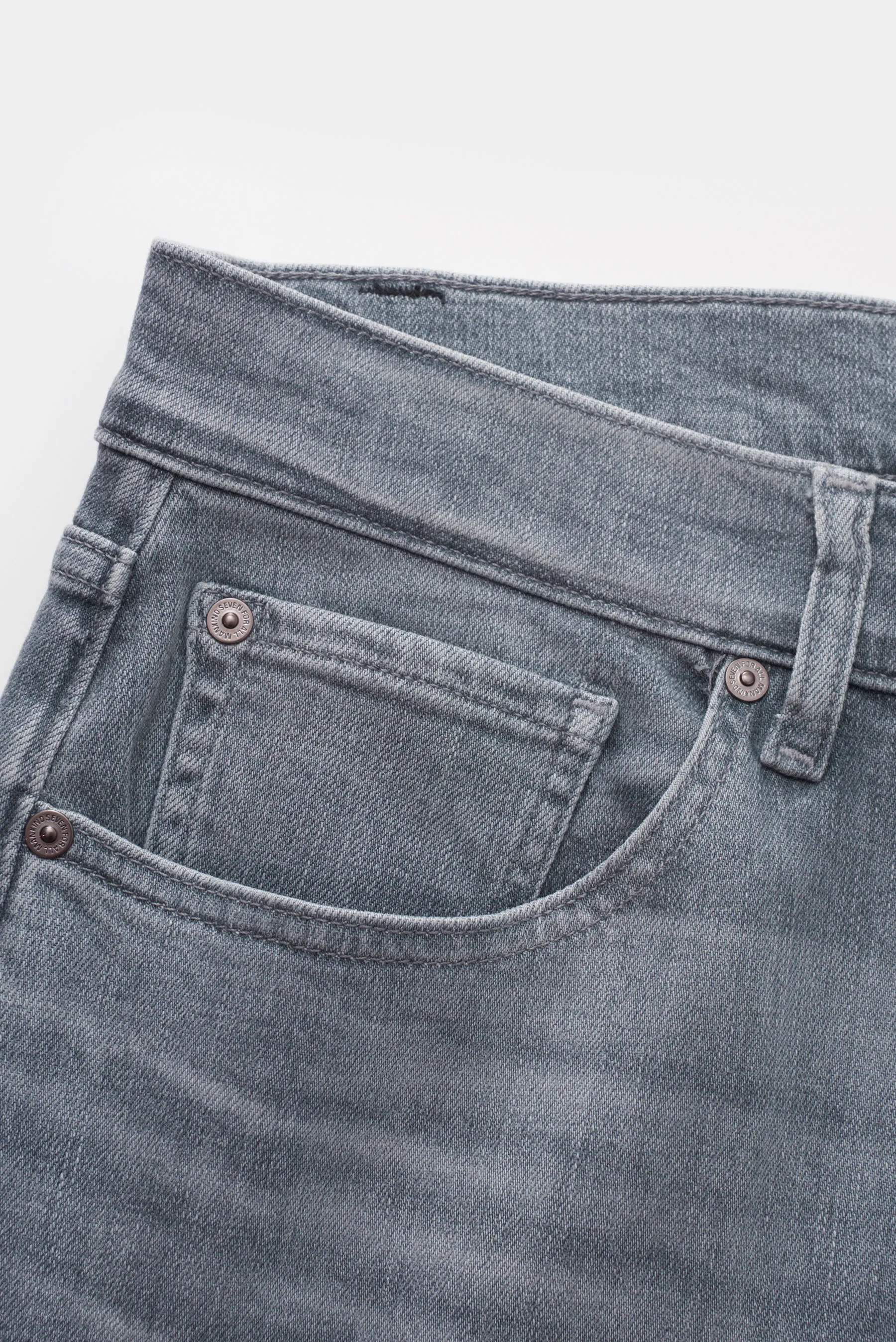7 for all mankind - Herren - Jeans 'Slimmy Tapered' hellgrau – Bild 5
