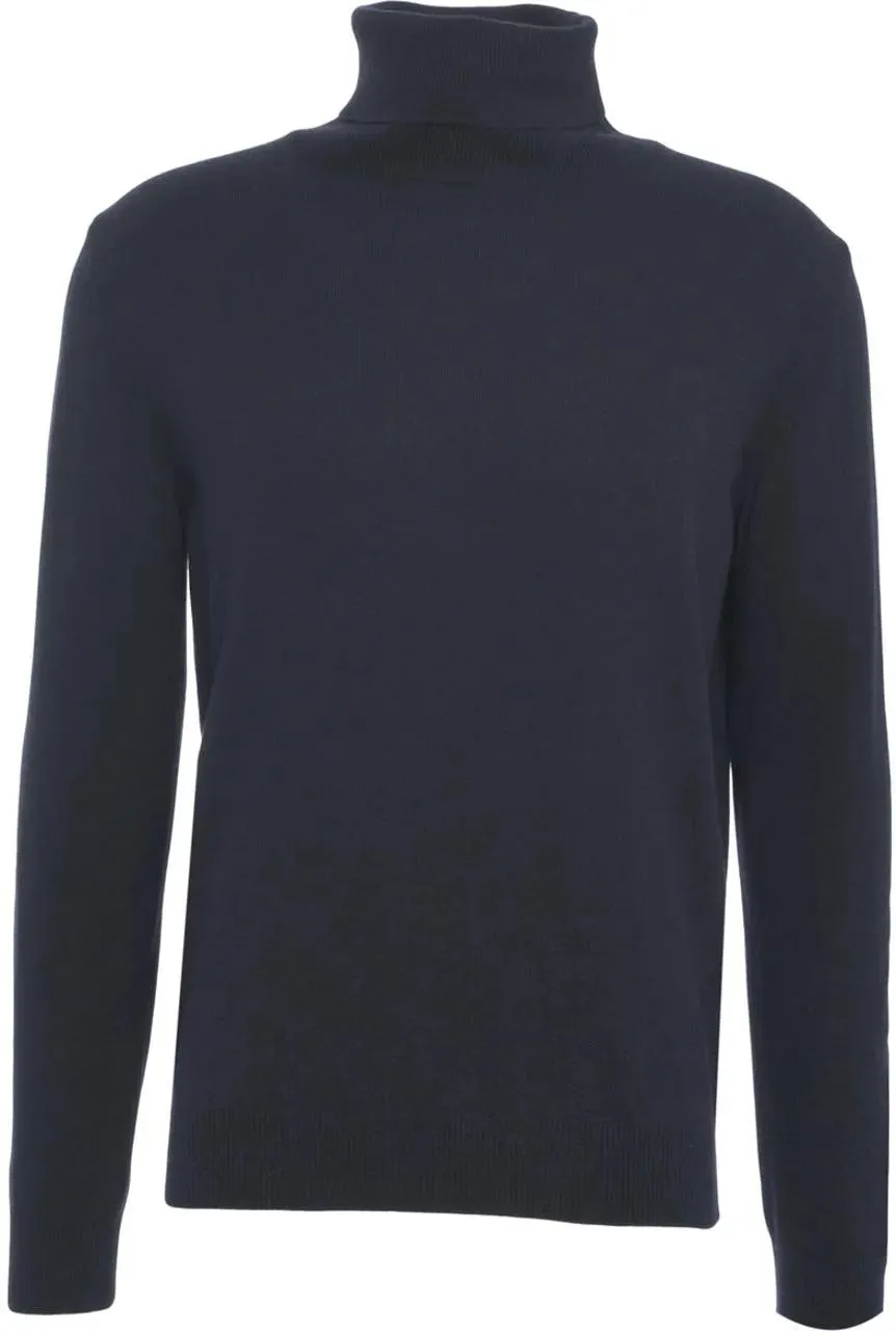 Dondup - Wool blend turtleneck sweater - Größe 54 - blau Dondup - Wool blend turtleneck sweater - Größe 54 - blau
