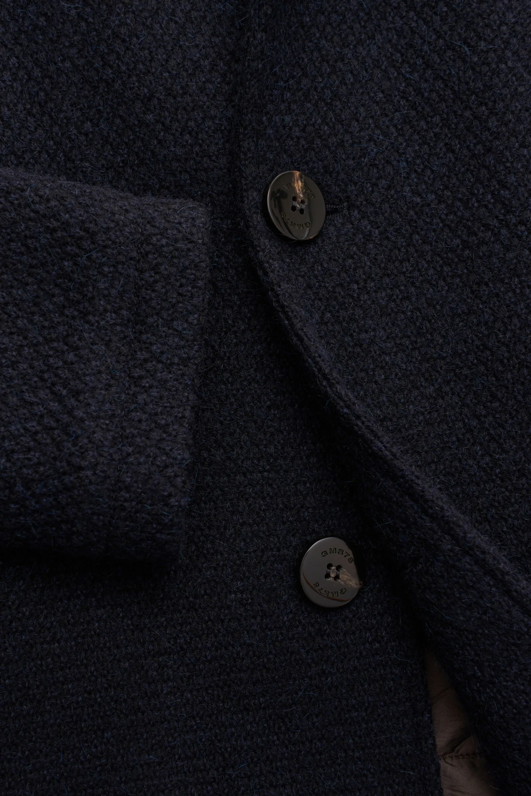 GMS75 - Herren - Strickmantel navy – Bild 5