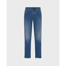 Vilebrequin - Palms Offset Denimhose Mit 5-taschen-design Für Herren - Jeanshose - Gbetta18 - Blau - Größe 29 Vilebrequin - Palms Offset Denimhose Mit 5-taschen-design Für Herren - Jeanshose - Gbetta18 - Blau - Größe 29