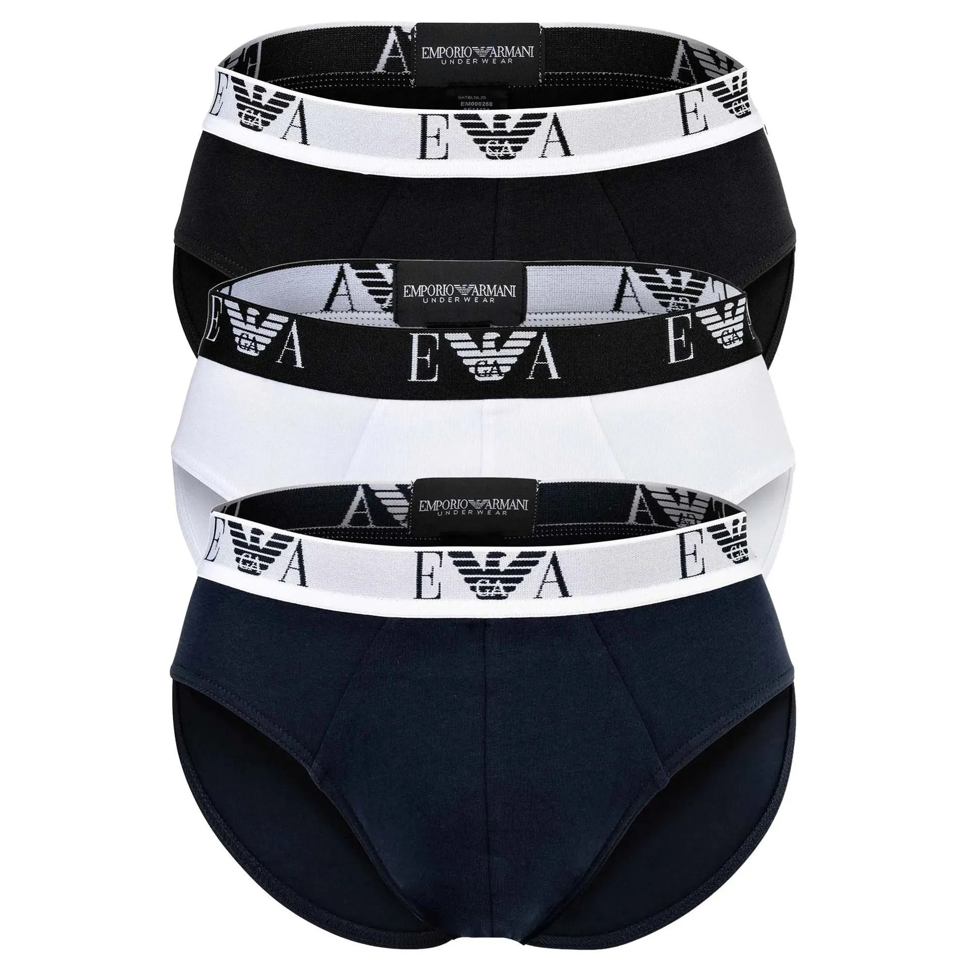 Emporio Armani - Bold Monogram 3er Pack - Größe XL - bunt Emporio Armani - Bold Monogram 3er Pack - Größe XL - bunt