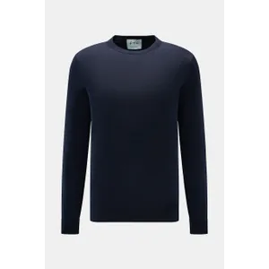 FTC - Herren - Feinstrick-Rundhalspullover navy FTC - Herren - Feinstrick-Rundhalspullover navy