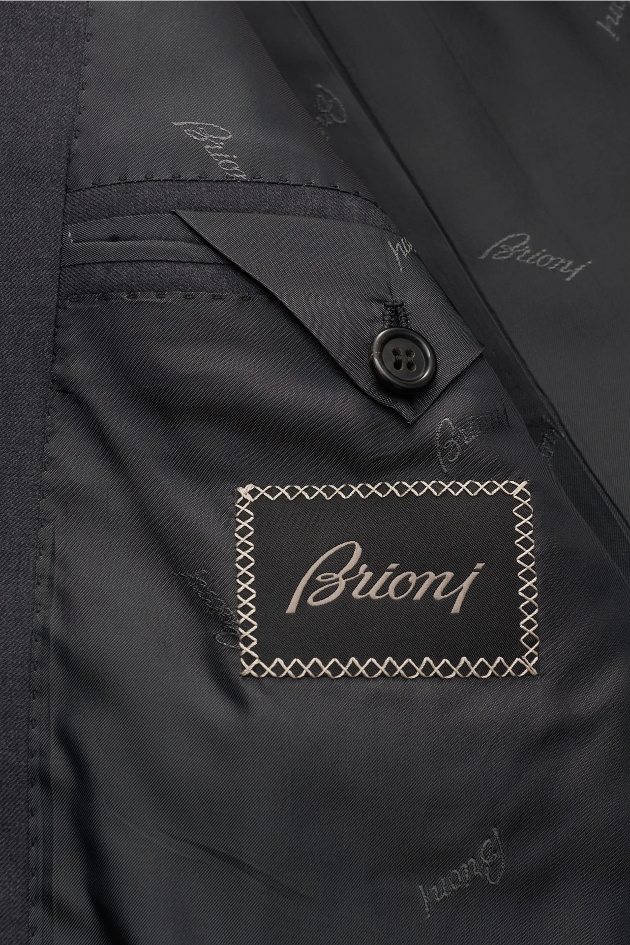 Brioni - Herren - Anzug 'Brunico' dunkelgrau – Bild 3