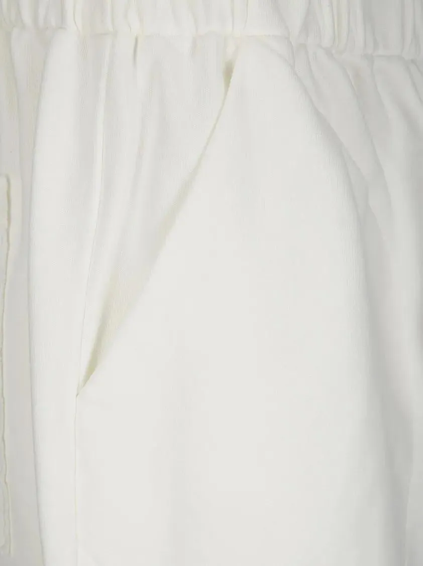 CINI VENEZIA - Relaxed Fit Cotton Joggers With Elasticated Waist - Größe 2 - weiß – Bild 2