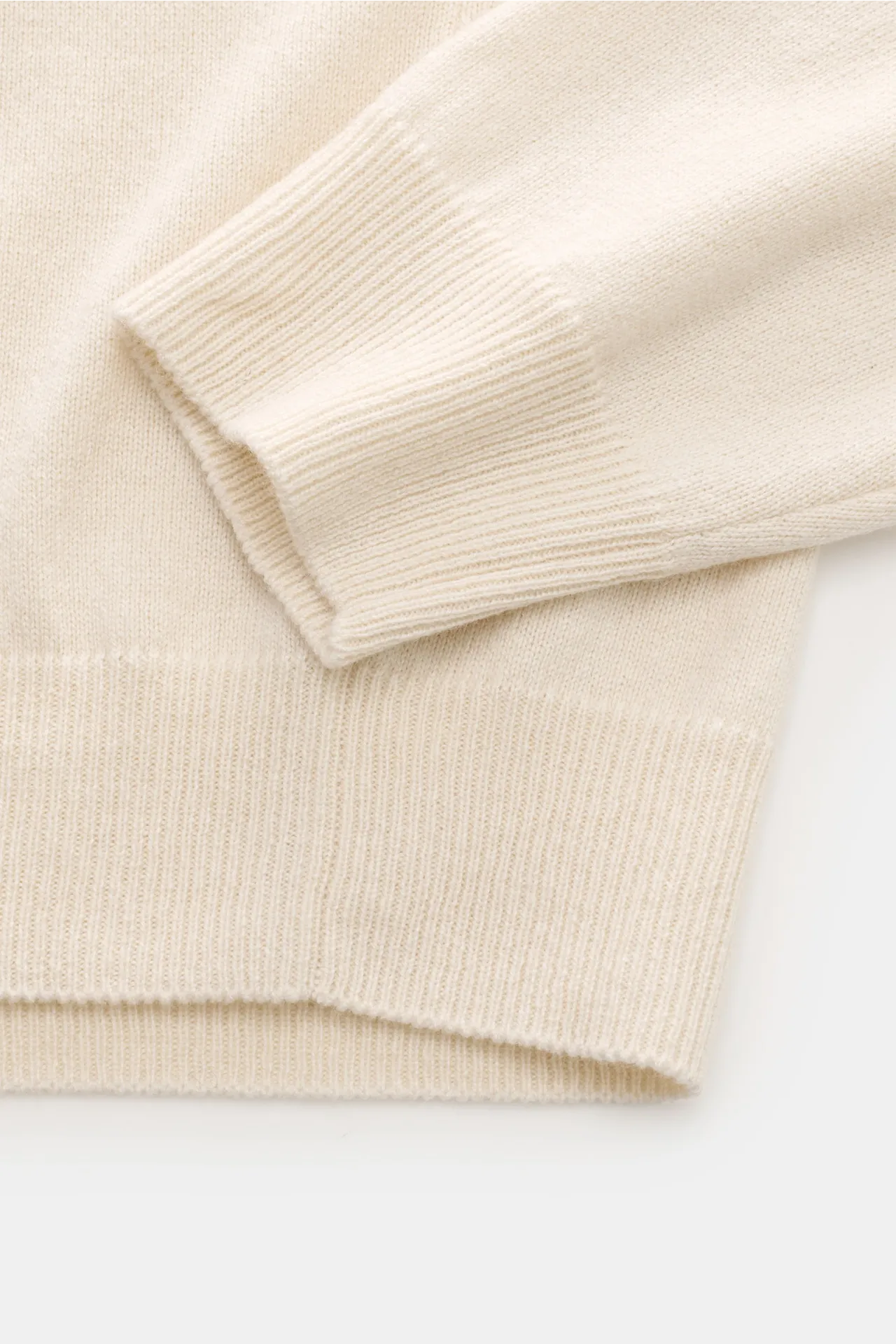 Moorer - Herren - Rundhalspullover 'Orvieto' creme – Bild 3