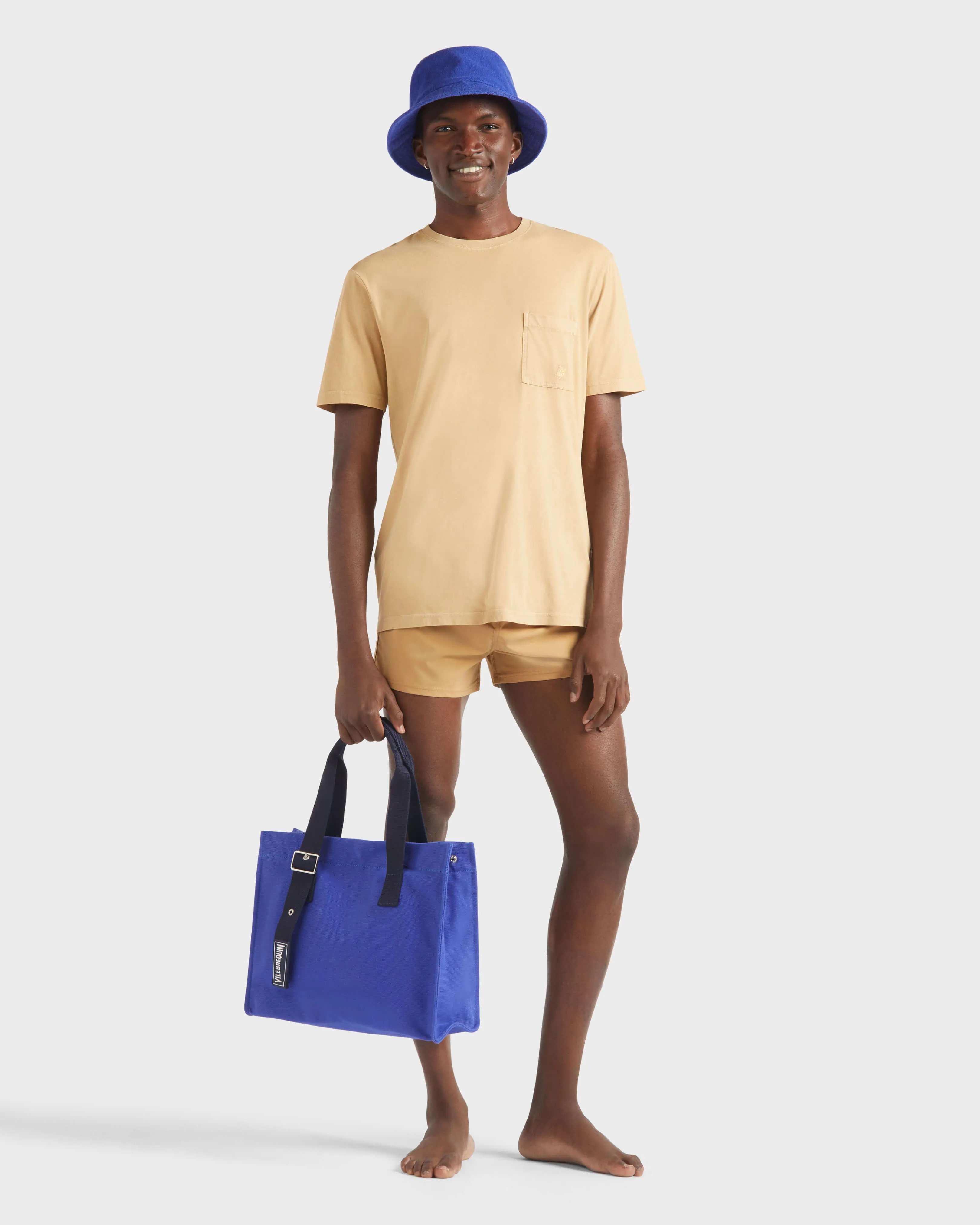 Vilebrequin - Kurze Und Figurbetonte Einfarbige Stretch-bademode Für Herren - Bademode - Man - Marone - Größe S – Bild 5