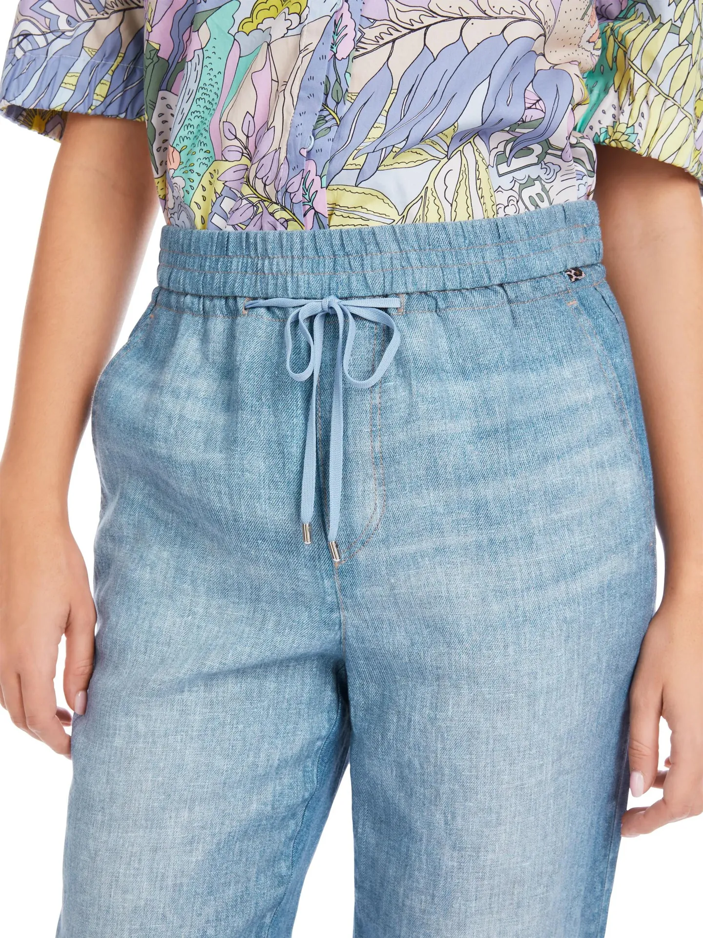 Marc Cain - Hose RHODOS - Größe 38 - blau – Bild 3