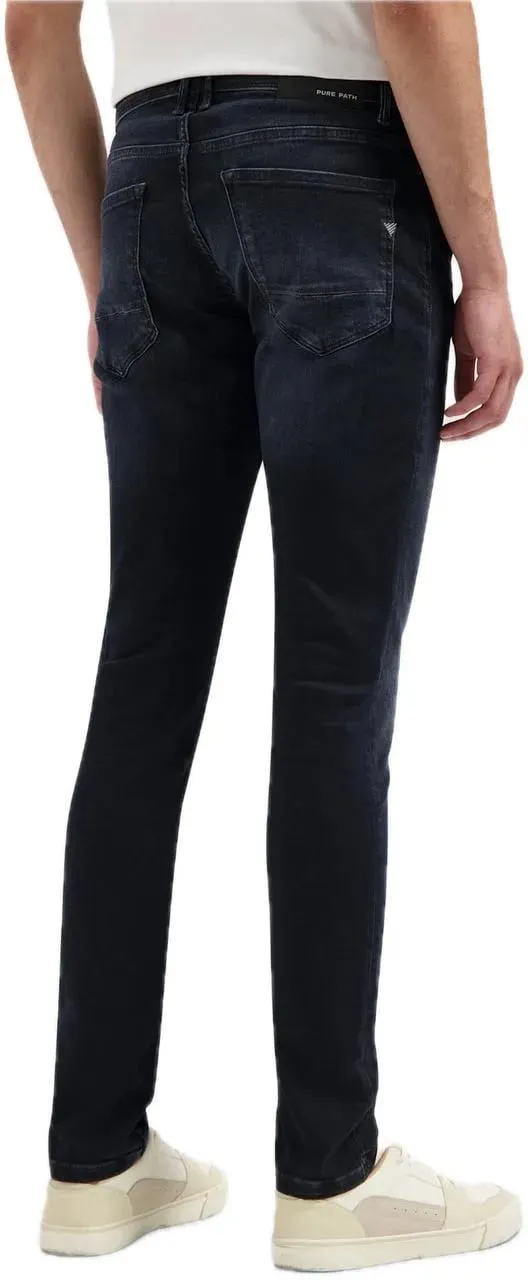 PURE PATH - The Jone W1504 Denim Dark Blue - Größe 31 - blau – Bild 2