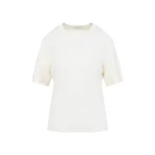 Lemaire - Relaxed-Fit White Cotton T-Shirt With Classic Neck - Größe M - weiß Lemaire - Relaxed-Fit White Cotton T-Shirt With Classic Neck - Größe M - weiß