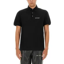 Palm Angels - Polo With Logo - Größe M - schwarz Palm Angels - Polo With Logo - Größe M - schwarz