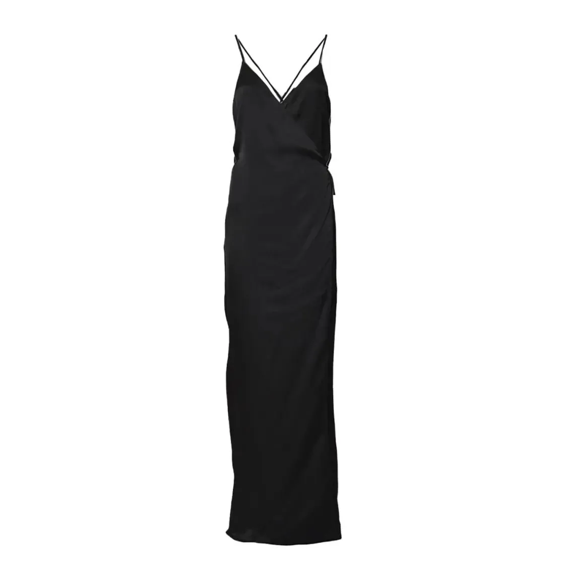 NINE MINUTES - Long Slip Dress With Crisscross Straps - Größe 44 - schwarz NINE MINUTES - Long Slip Dress With Crisscross Straps - Größe 44 - schwarz