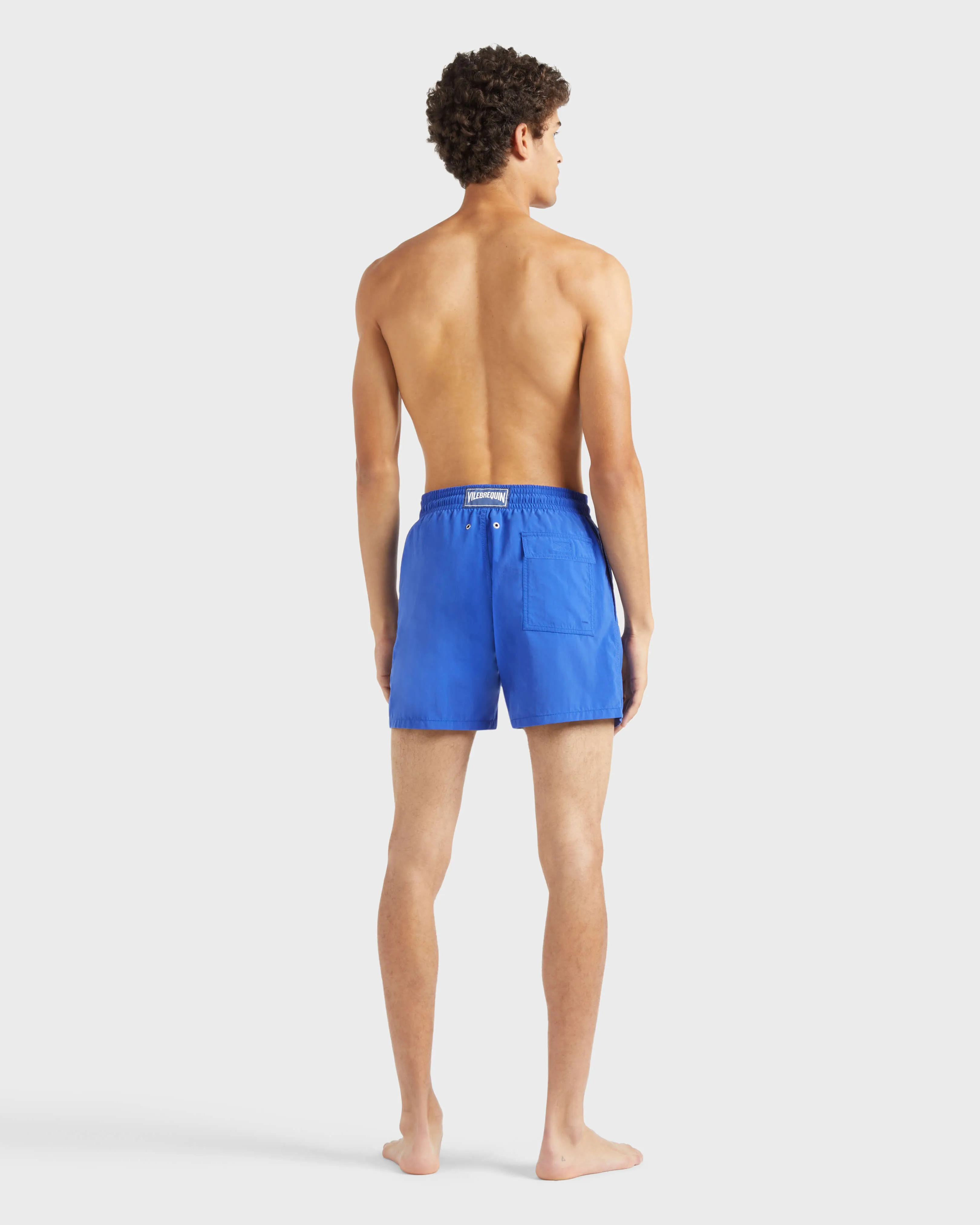 Vilebrequin - Mit Wasser Reagierende Ronde Des Tortues Maxi Badeshorts Für Herren - Bademode - Moorea - Blau - Größe XL – Bild 4