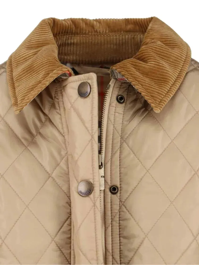 Burberry - Quilted Jacket – Beige - Größe M - beige – Bild 2