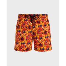 Vilebrequin - Poppies Badeshorts Für Herren - Bademode - Moorea - Blau - Größe M Vilebrequin - Poppies Badeshorts Für Herren - Bademode - Moorea - Blau - Größe M