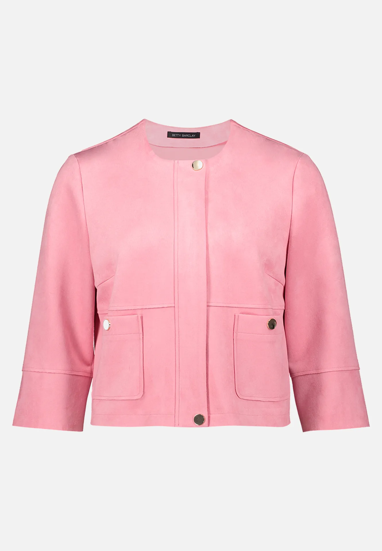 Blazer-Jacke mit aufgesetzten Taschen – Bild 3