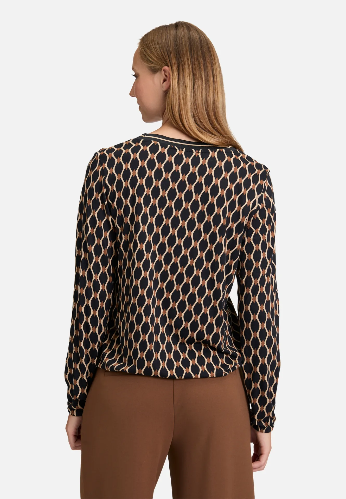 Blusenshirt mit V-Ausschnitt Blusenshirt mit V-Ausschnitt