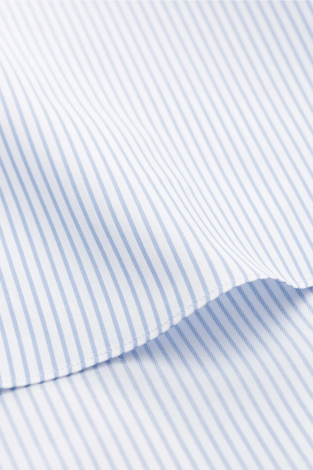 Finamore - Herren - Business Hemd 'Sergio Napoli' Haifisch-Kragen hellblau/weiß gestreift – Bild 5