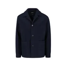 Zegna - Wool-Cashmere Shirt Jacket – Navy Blue - Größe 52 - blau Zegna - Wool-Cashmere Shirt Jacket – Navy Blue - Größe 52 - blau