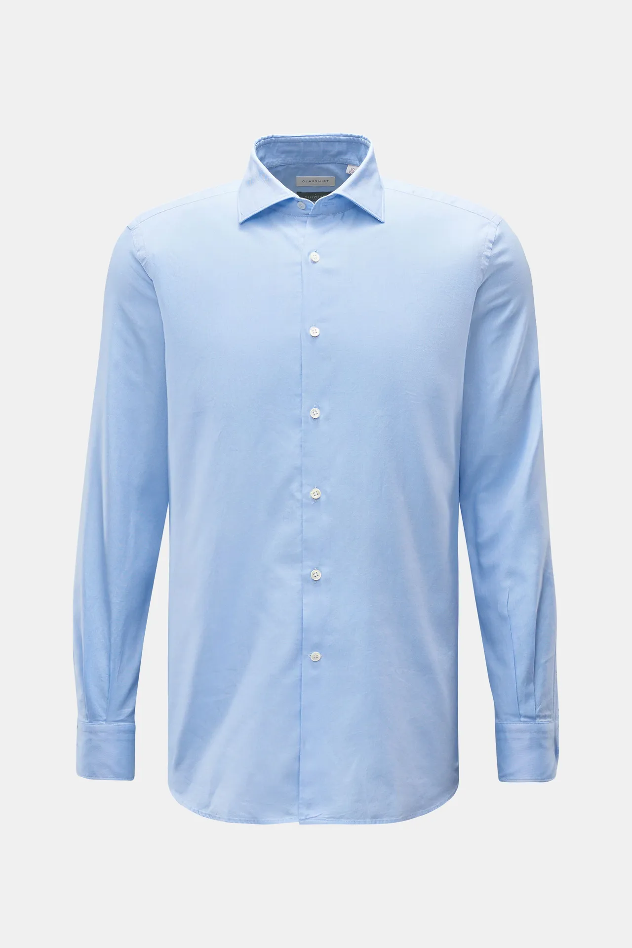Glanshirt - Herren - Oxford-Hemd Haifisch-Kragen hellblau Glanshirt - Herren - Oxford-Hemd Haifisch-Kragen hellblau