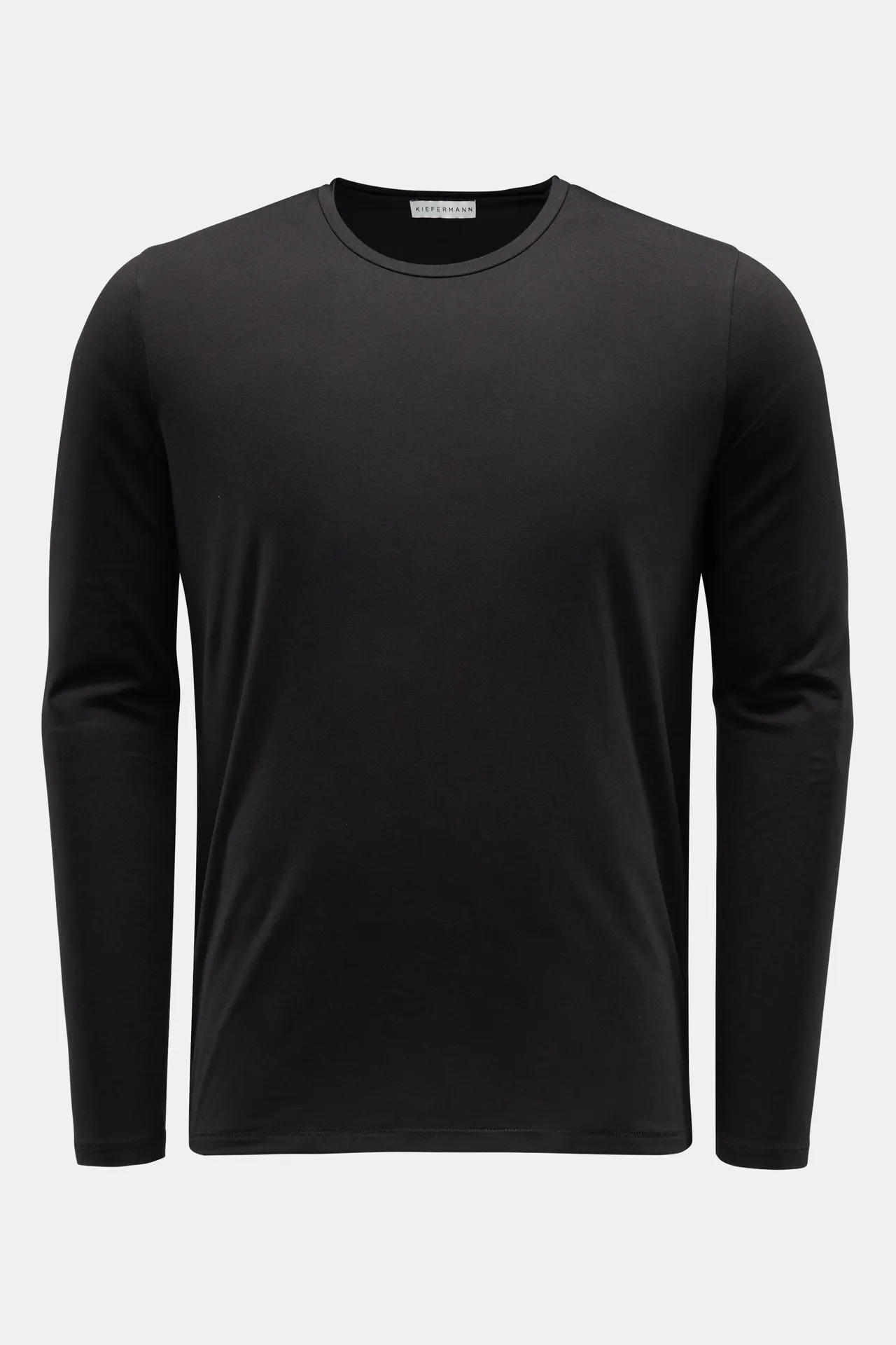 Kiefermann - Herren - Rundhals-Longsleeve %27Emil%27 schwarz Kiefermann - Herren - Rundhals-Longsleeve %27Emil%27 schwarz