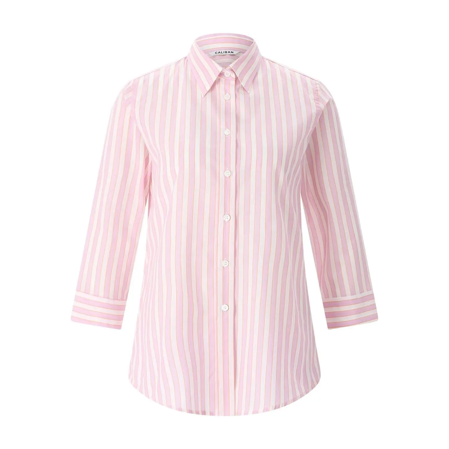 CALIBAN - Gestreifte Hemdbluse - Größe 40 - rosa CALIBAN - Gestreifte Hemdbluse - Größe 40 - rosa