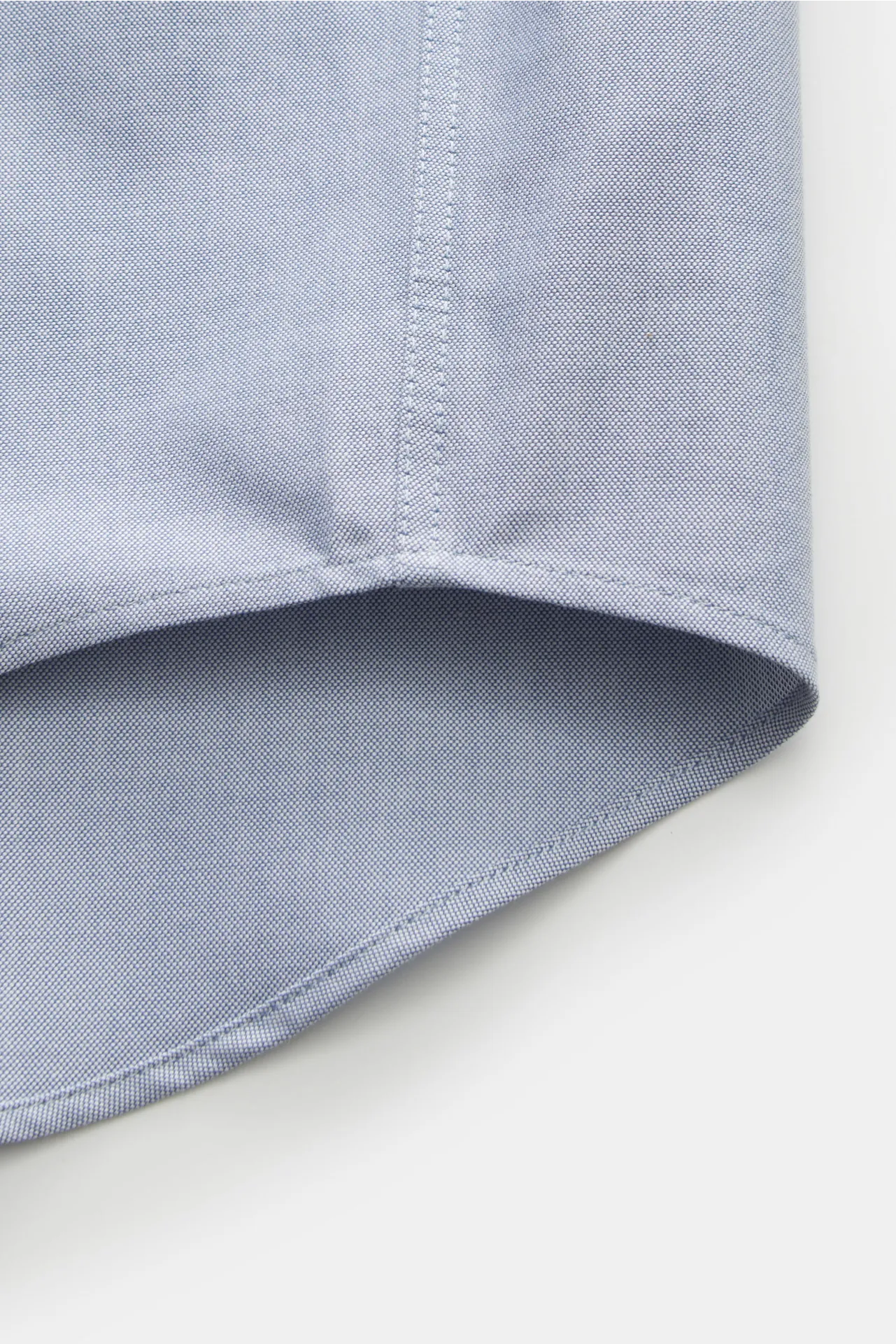 Ami Paris - Herren - Kurzarmhemd Button-Down-Kragen 'Loden' rauchblau – Bild 3