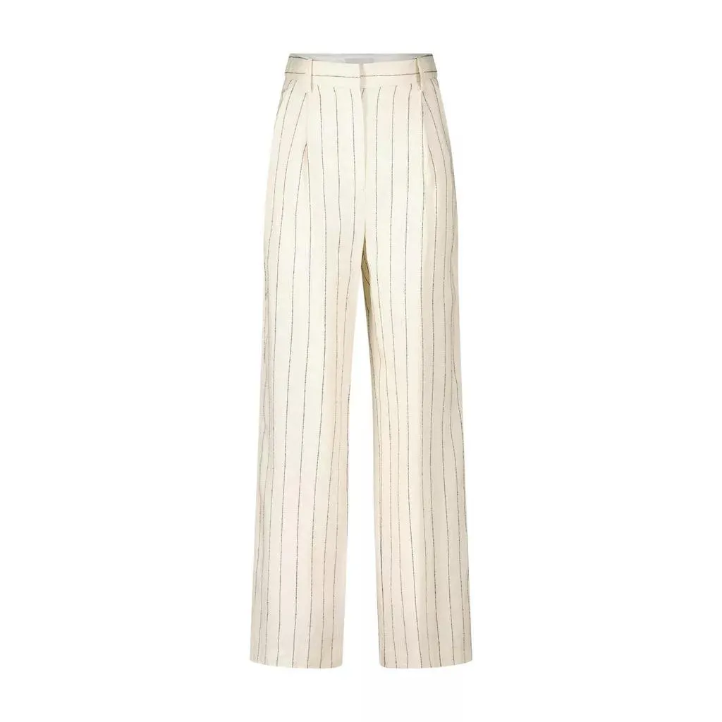 LouLou - Luftige High Waist Stoffhose - Größe L - LouLou - Luftige High Waist Stoffhose - Größe L -